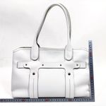 Salvatore Ferragamo  White Leather Tote Bag Photo 1