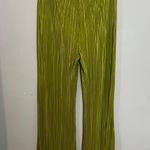 Good American NWT - Always Fits Plisse Pant Green Party Disco Night Out 70s Y2K Photo 3