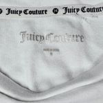 Juicy Couture  White Cropped Bling Baby T-Shirt Rhinestone Logo Women's Size M Photo 3