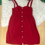 Red casual cute holidays dress plus size 0XL Red Photo 0