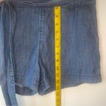 Draper James  Chambray Shorts 6 Blue  Medium Wash Belted Pockets Casual Photo 6