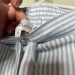 NEW Ettitude Women Sateen Pajama Pants Starlight Blue Stripe Bamboo Lyocell sz S Photo 3