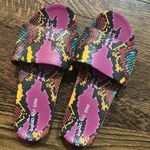 Gianni Bini  Snakekin Sandal Slides Photo 2