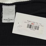 Project Social T  Black Bell Sleeve Sweater XS Oversized Lettuce Trim Whimsigoth Photo 4