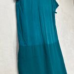 Anthropologie Dolan Petite XS Left Coast Loren Shift Dress Teal Blue Summer Cute Photo 2