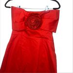 Anthropologie NWT  Hutch 3D Rosette Strapless Mini Dress size M Photo 6
