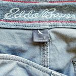 Eddie Bauer Slightly Curvy Short Womens 8 Grey Cargo Pockets Mid Rise Stretch Photo 5