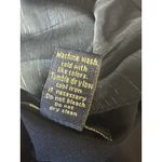 Japna  Black Metallic Ruffle Mini Dress Size M Long Sleeve Party Holiday Sparkle Photo 7