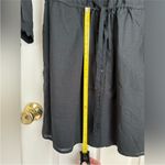 Abercrombie & Fitch NWT Linen Blend Button Up Long Sleeve Cinch Waist Dress Photo 10