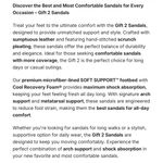 Taos Gift 2 Ruched Leather Comfort Shoes Sandals Metallic Tan Taupe women 10 New Photo 13