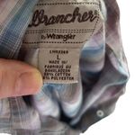 Wrangler Wrancher by  western pearl snap button shirt XL Photo 7