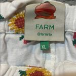 Farm Rio  Mixed Flowers Embroidered Top and Pants set size XL EUC Photo 3