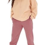 Girlfriend Collective Peach Fleece Pullover Hoodie size Large Photo 1