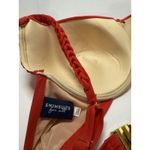 PLUS SIZE 38 F NEW Swimsuits For All Bikini Top Red With Braided Style Accents Photo 3