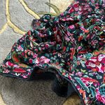 Free People  Navy Floral Mini Slip Dress W/ Pockets Size 4 Photo 8