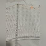 Sweet Romeo Womens Sz:M White Open Knit Oversized  Lightweight Bat Wing Sweater. Photo 2