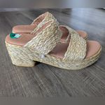 Beach By Matisse Tan Straw Women's Sandals Nwt Sz 8 Photo 2