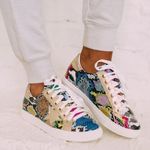 Nordstrom Colorful Snakeskin Sneakers Photo 0