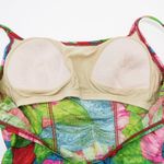 One Piece Vintage 80s Amber Bay Floral Swimsuit Photo 7
