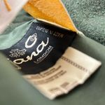 COJANA London wool / cashmere blend cape, made in England, one size Green Photo 14