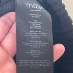 Maje  Black thick fleece lined jogger sweatpants sz 40 US L Photo 5