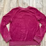 Juicy Couture  women's medium pink velour sweatshirt Photo 4