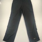 Moonstone Pants Womens Small Black Stretch Straight Leg Zip Ankles Performance Photo 0
