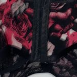 Torrid CURVES WO SIZE 4(42DD, 44D, 46C) BLACK FLORAL UNDERWIRE SHEER STRAPPY BRA Photo 9