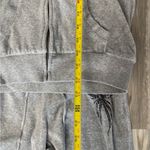 Jenni Gray Track Pants & Hoodie Set with black rhinestones bow velour Size M Photo 6