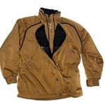 Obermeyer 90s  Ski Snow Hooded‎ Jacket Coat Size 14 Embroidered Velvet Collar Photo 0