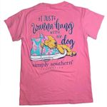 Simply Southern "I Just Wanna Hang With my Dog" T-Shirt Photo 1