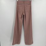 Faherty Harbor Stretch Terry Wide Leg Pants Women's Size 24 Wood Rose Mauve Pink Photo 5