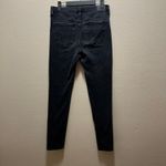 American Eagle  The Dream Jean Super Hi-Rise Jegging Black Stretch Dark Wash Sz 8 Photo 2