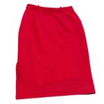 Banana Republic  Red Belted Pencil Skirt Side Slit Career‎ Office 4 Photo 2
