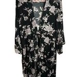 Spiritual Gangster  Maya Black and White Floral One Size Kimono Photo 0