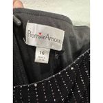 Premier Amour Womens Plus‎ size Sparkle Velvet Romper size 16 Black Photo 2