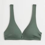 H&M Khaki Bikini Top Photo 1