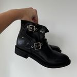 Golden Goose Black High Harness Biker Boots Photo 5