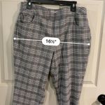 Cato Grey and white plaid flare pants Photo 5