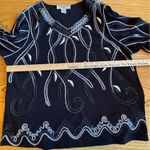 Lauren Michelle London Milan New York Paris Size 2X Black and White Dress Top Photo 6