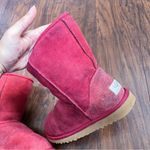 UGG  • Classic Short Boot 5825 burgundy maroon pink suede sheepskin shearling mid Photo 7