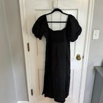 Boden Halterneck Cutout Column Dress Linen Black Size 10 Photo 3