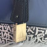 Furla Designer Navy & Graffiti-Style Rubber Candy Cookie Handbag Y2K Pop Street Photo 4