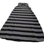 Anthropologie Just Female Dress Womens Small Black White Striped Natasha Maxi Photo 4