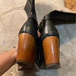 Kork-Ease  Korks Natali Black Tall Boots Size 9.5 Womens Buckle Wooden Block Heel Photo 6