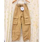 Princess Polly  NEW Bilbury Cargo Pants Caramel‎ US 0 Bella Hadid Streetwear Photo 2