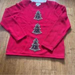 Christopher & Banks NWT Deadstock  Hand Embroidered Holiday Themed Sweater: SMALL Photo 1