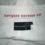 Pelle P Sports Shorts Women's Medium White Short Side Slit Embroidered Skort Photo 2