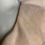 No Boundaries  Sleeveless Chiffon Dress XL Blush Peach Belt Lined Lace Up V Neck Photo 2