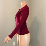 Banana Republic Women's  red Merino Extra Fine Wool Cardigan Sweater Size XS #54 Photo 3